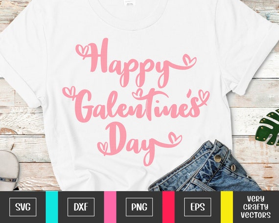Happy Galentine's Day Svg Valentines Svg Galentines | Etsy