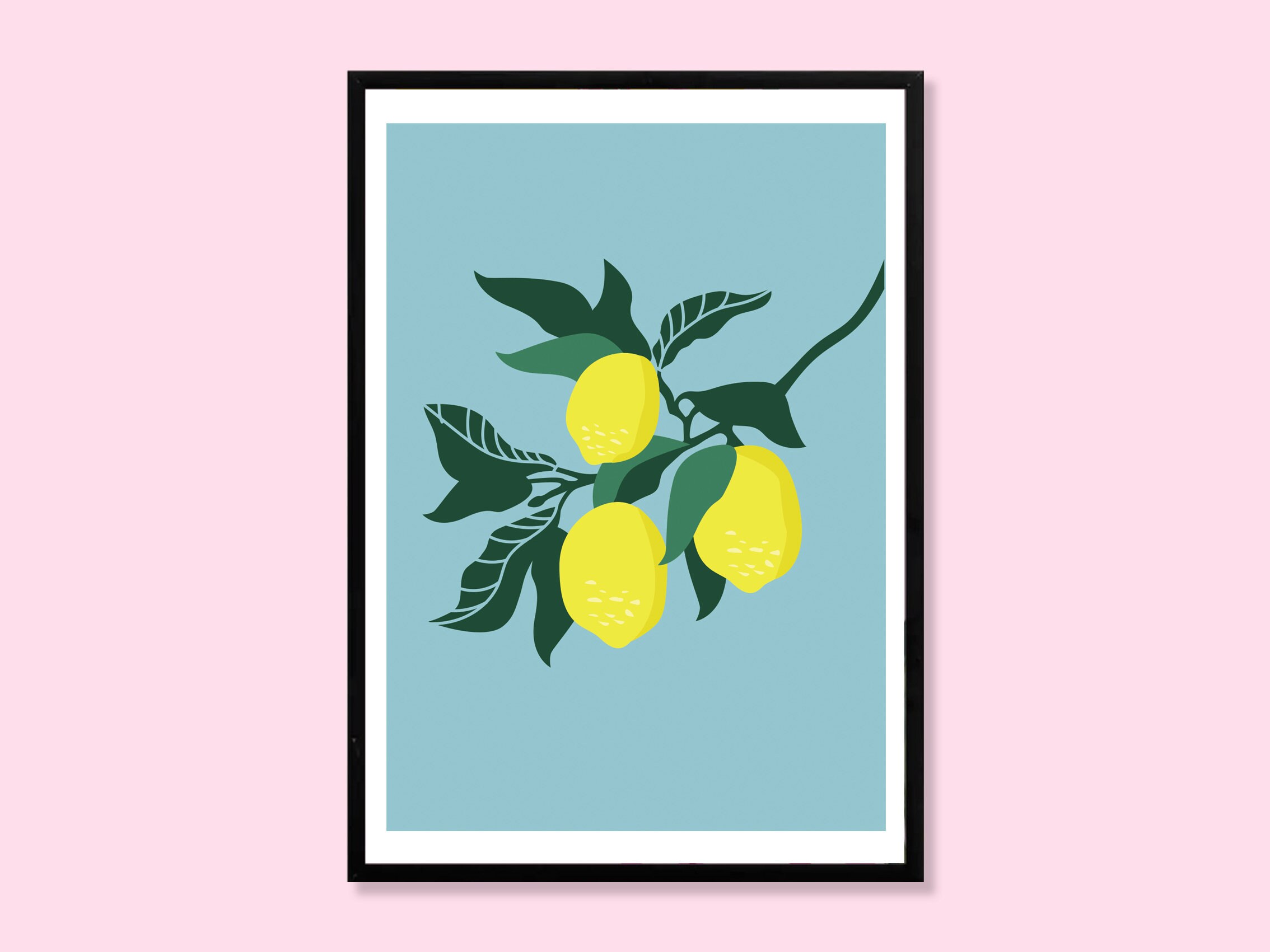Set of 3 / Fruit Prints / Digital Download / Bright Wall Art / - Etsy