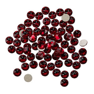 SWAROVSKI crystals SIAM rhinestones gems stones flat back non hotfix for nail art and design