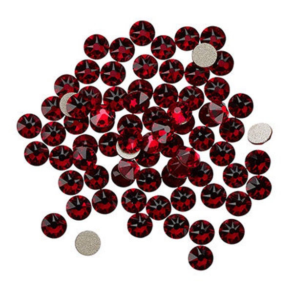 SWAROVSKI crystals SIAM rhinestones gems stones flat back non hotfix for nail art and design