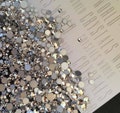 30 PIECE Swarovski crystals CLEAR flat back non hotfix gems rhinestones stones for nail art and design product logo