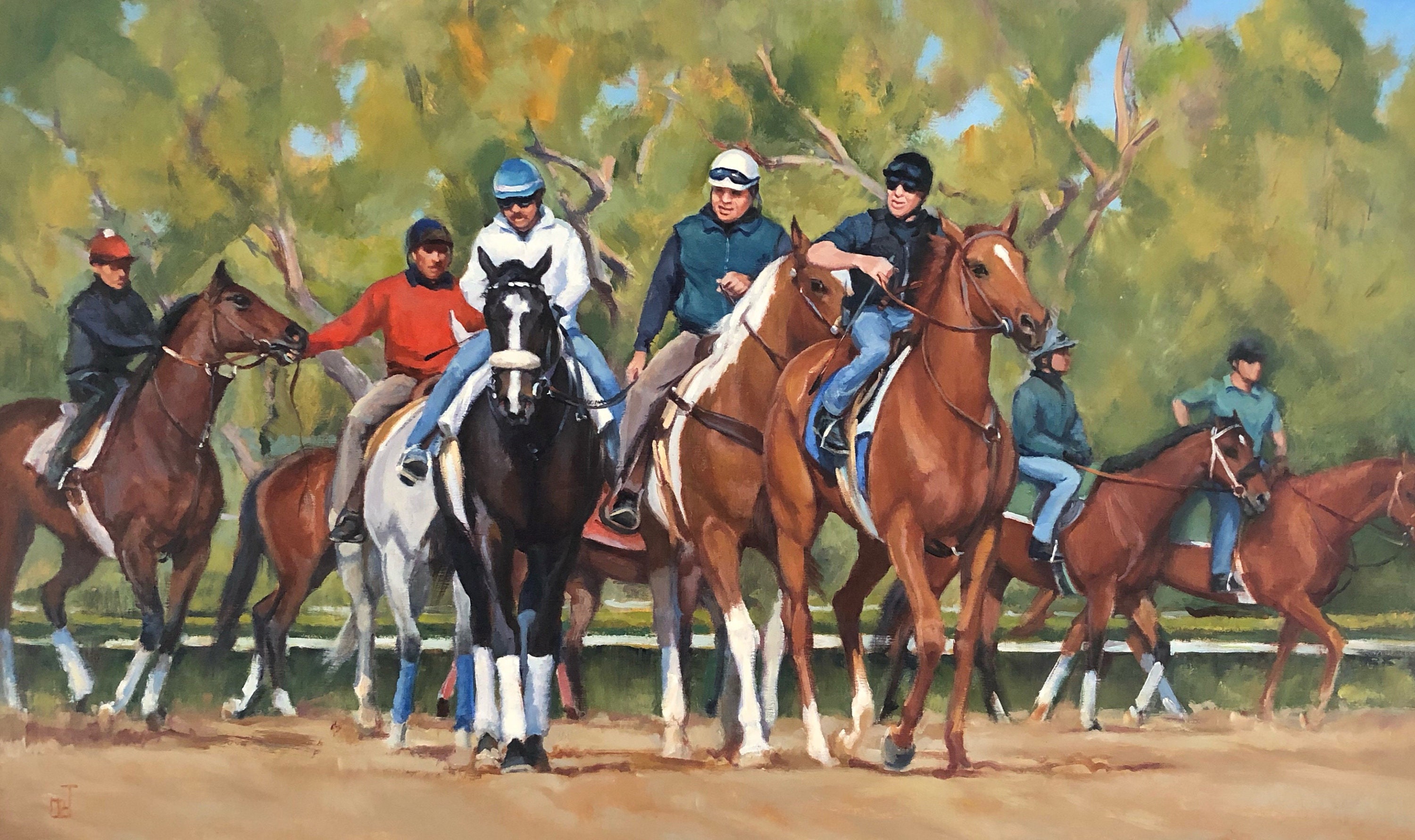 Giclee Print or Original Equine Oil Painting Morning Etsy