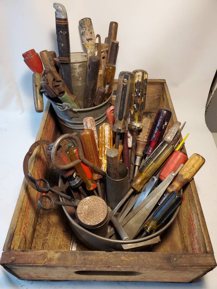 Vintage Hand Tool Lot. Tools only Etsy