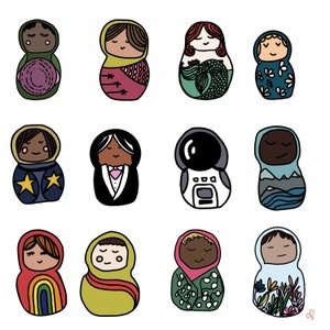Modern Nesting Dolls