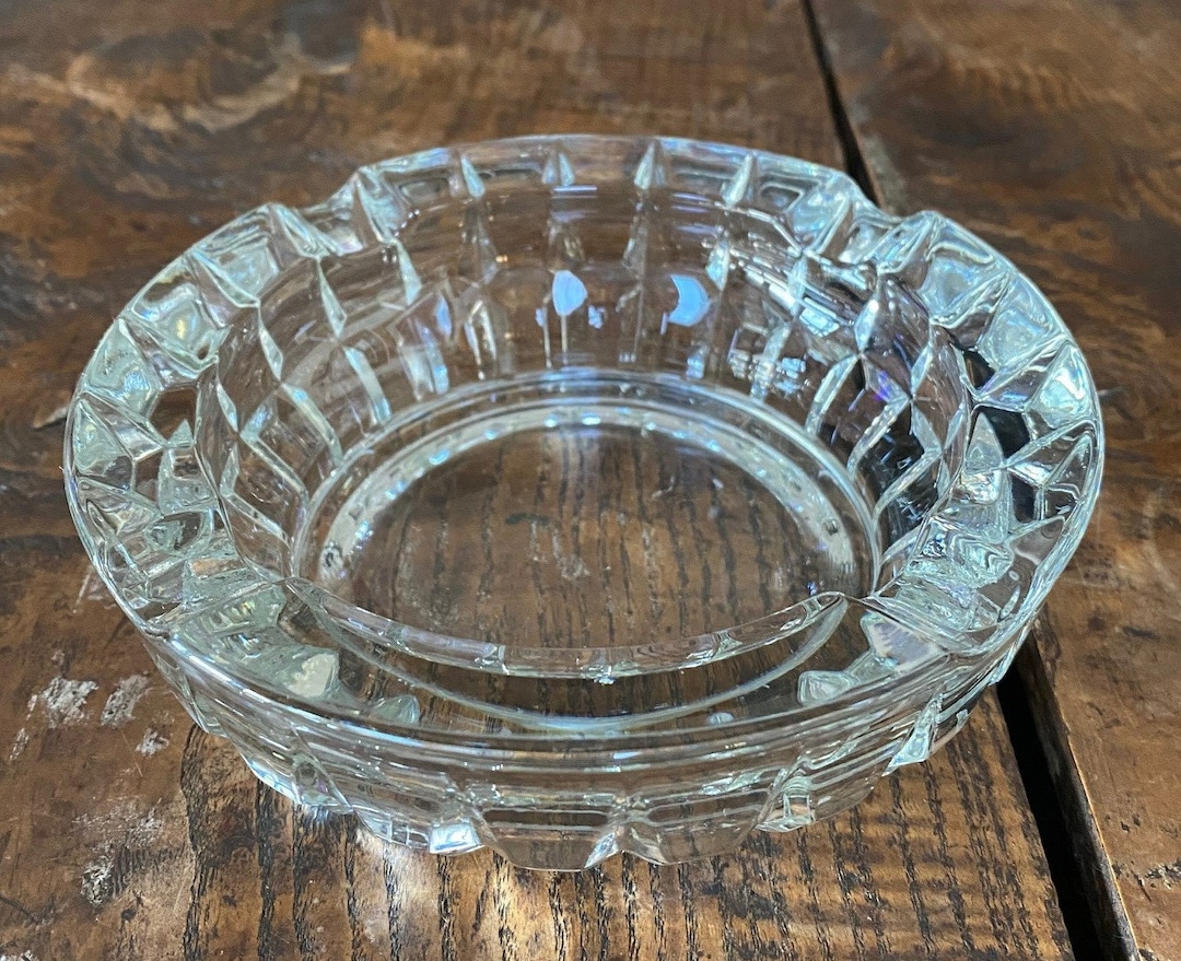 Vintage Clear Glass Ashtrays
