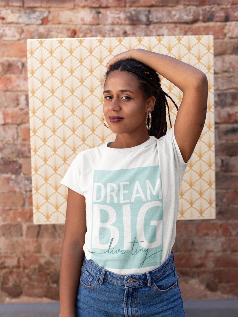 Dream Big Live Tiny Unisex T-Shirt