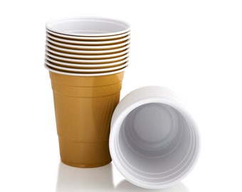 Gold American Beer Pong Solo Party Cups 16oz Party Cups Gold Cups