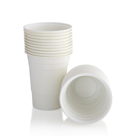 White American Beer Pong Solo Party Cups 16oz Party Cups White Cups 