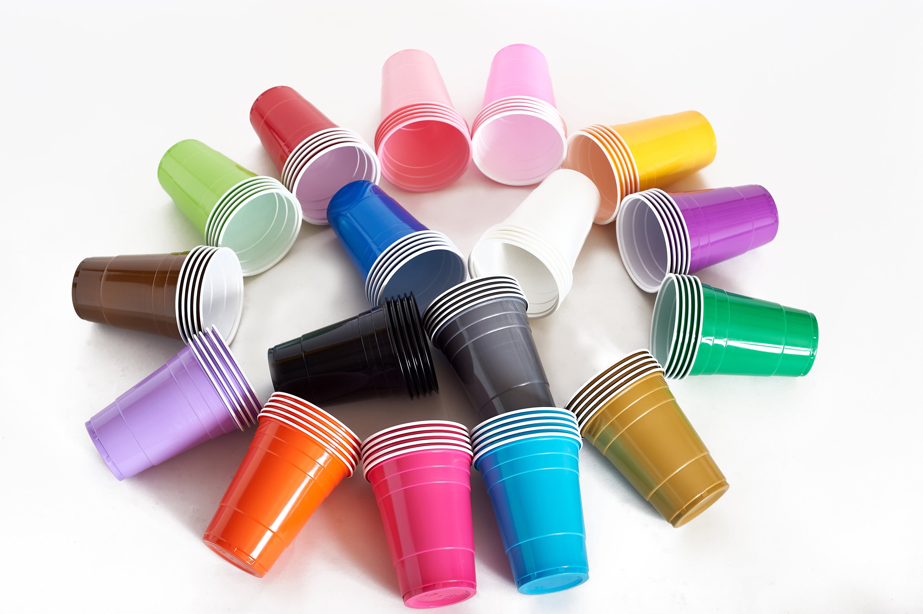 Pack 100 Shots Roses 4 Cl OriginalCup – Gobelets Réutilisables Beer Pong – Qualité Premium Lavables Lave-Vaisselle