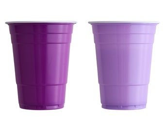 Purple Party Cups: 16oz American Beer Pong Cups