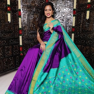 Pochampally Ikkat Silk Saree