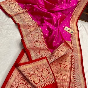 Pure Handloom Banarasi Katan Silk  Saree