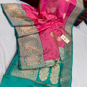 Pure Handloom Banarasi Katan Silk  Saree