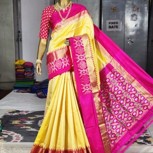 Pochampally Ikkat Silk Saree