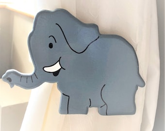 Jungle - Elephant Curtain Tie Backs - Pair