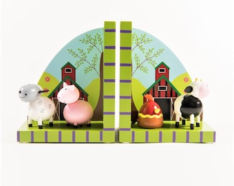 Farmyard Bookends