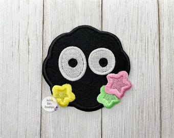 Fully embroidered patch- Soot