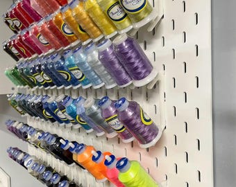 Thread holder for Ikea Skadis pegboard thread/cones/embroidery/sewing