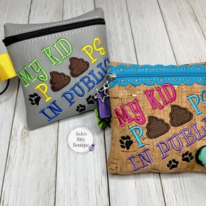Dog Poop Bag holders- poops in public