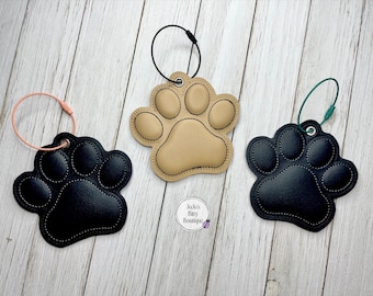 Bag tag- Puff Paws