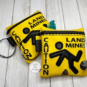 Dog Poop Bag holders- Land Mines