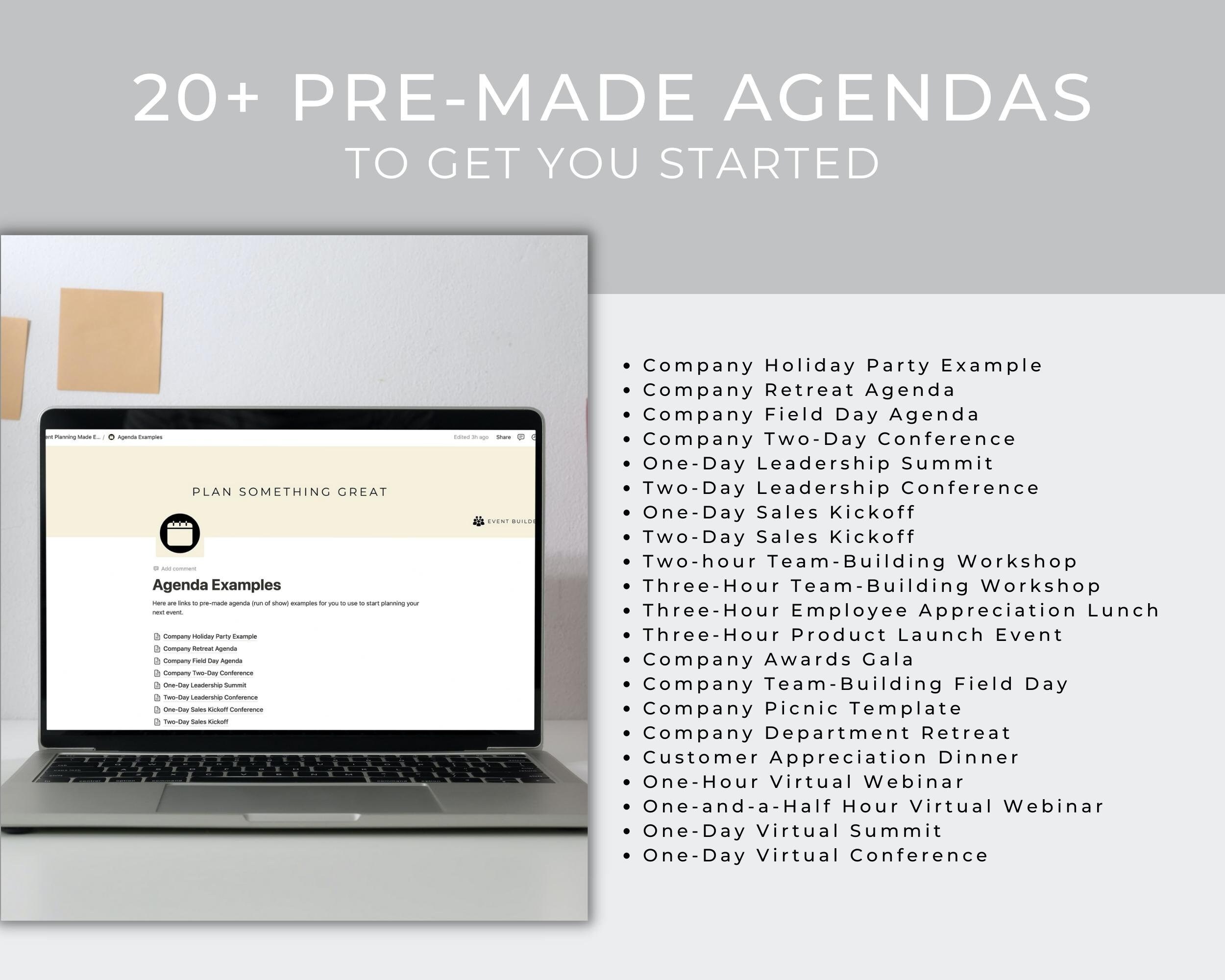 Event Planning Made Easy Pack: Simplify Your Planning Process With Our ...