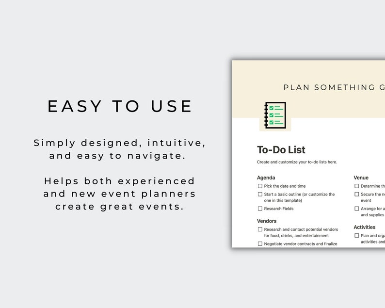 Event Planning Made Easy Pack: Simplify Your Planning Process With Our ...