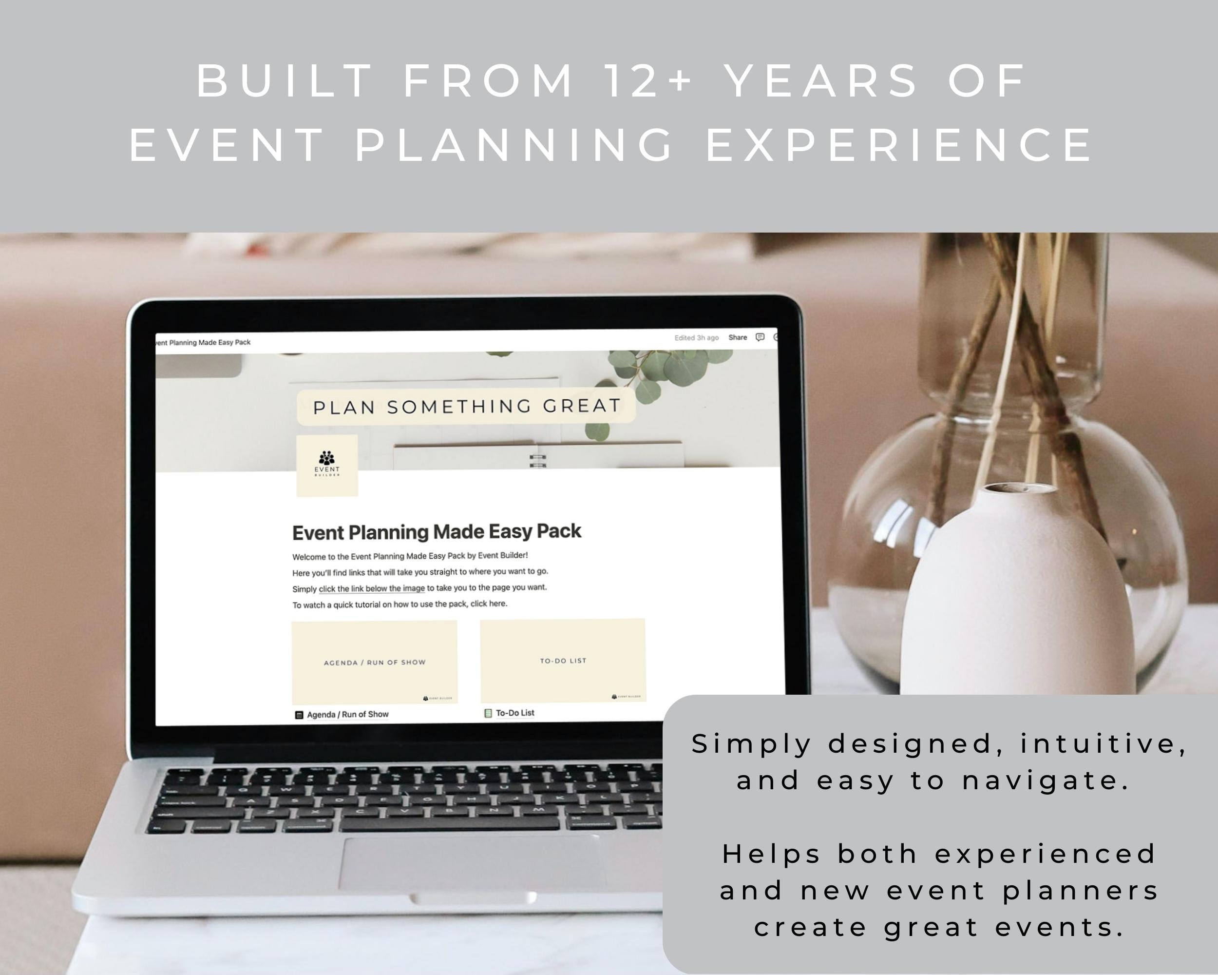 Event Planning Made Easy Pack: Simplify Your Planning Process With Our ...