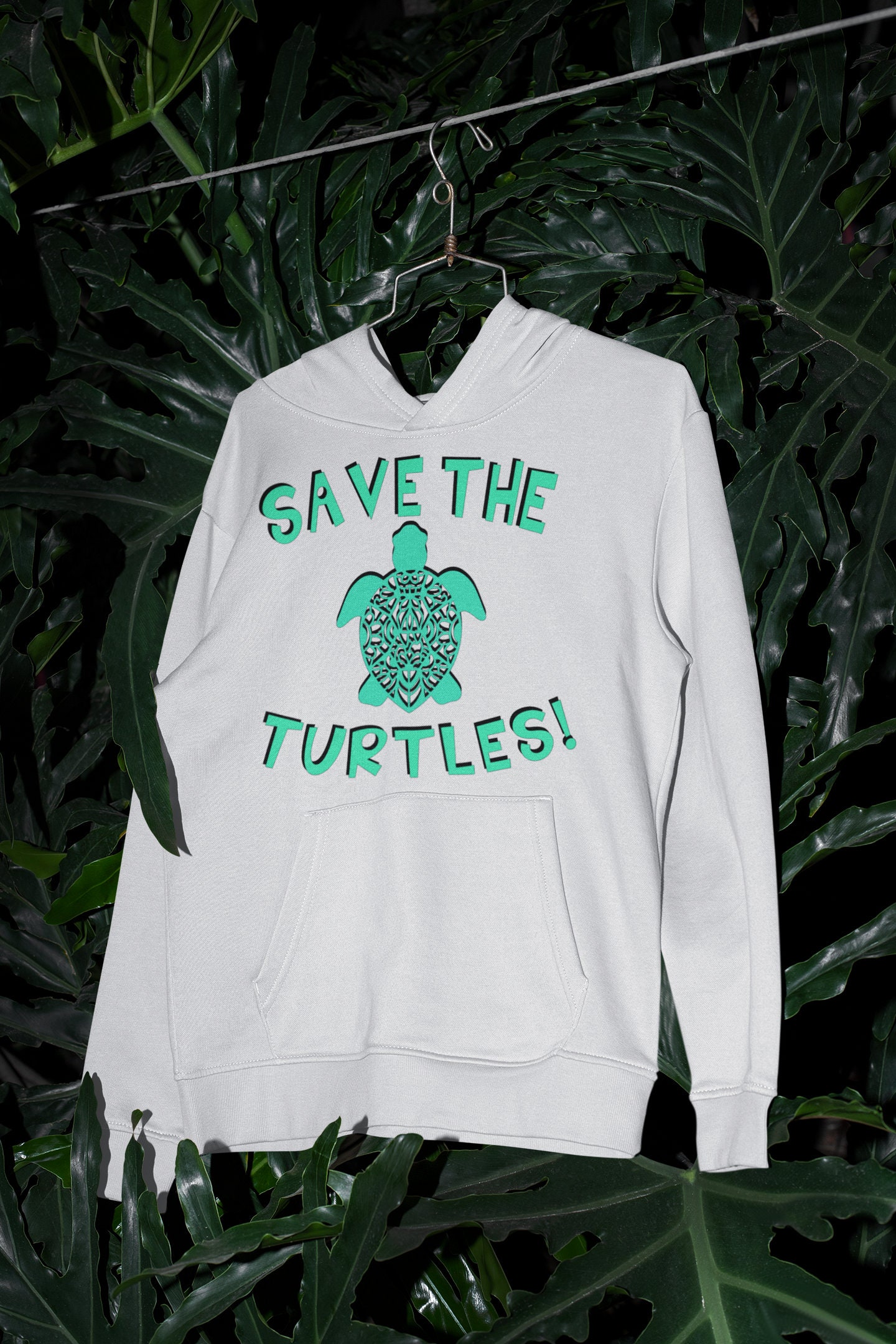 Save the turtles Hoodie. Pullover Hoodie Turtle Pullover | Etsy