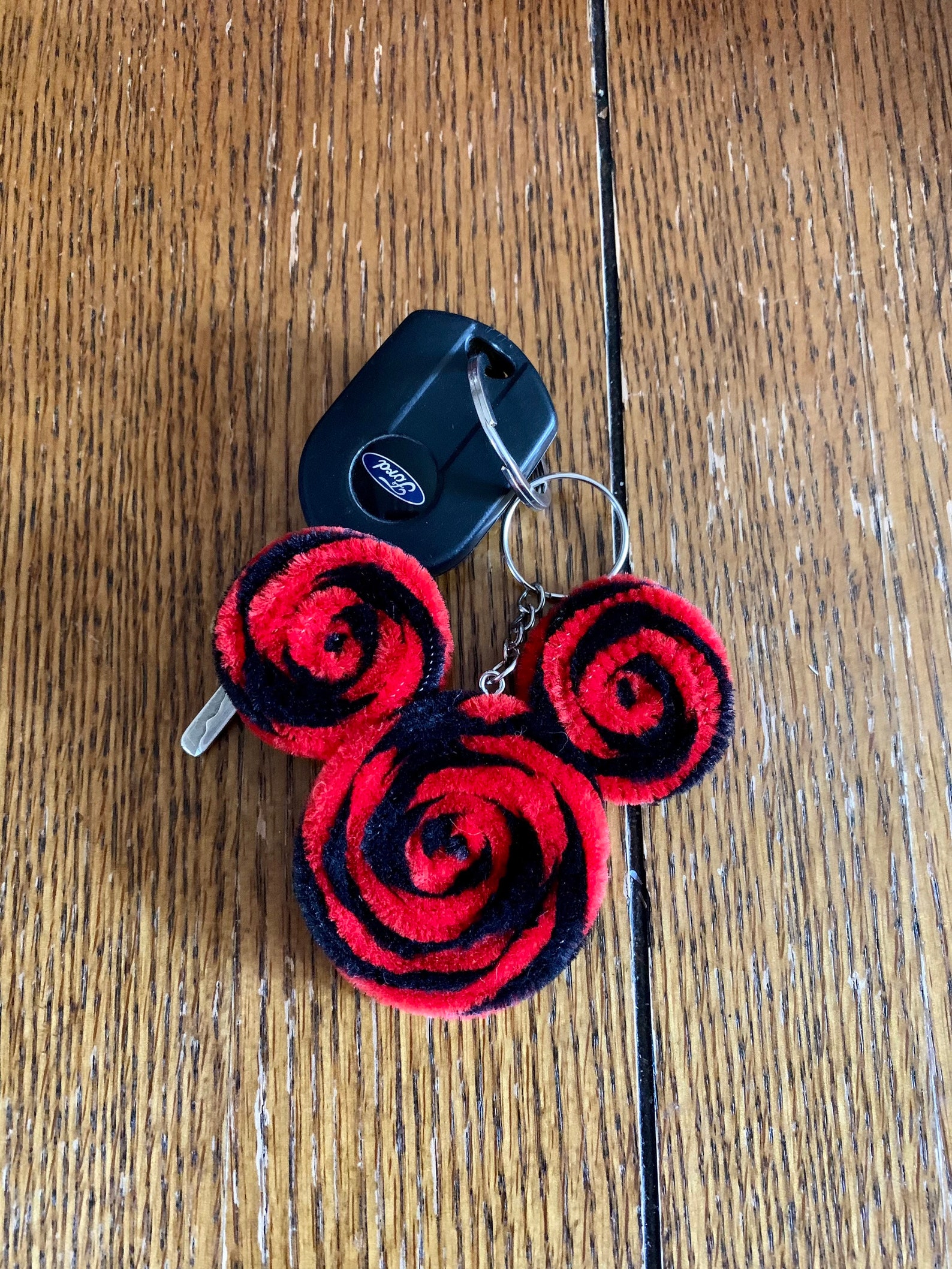 Mickey Mouse Pipe Cleaner Keychain Etsy