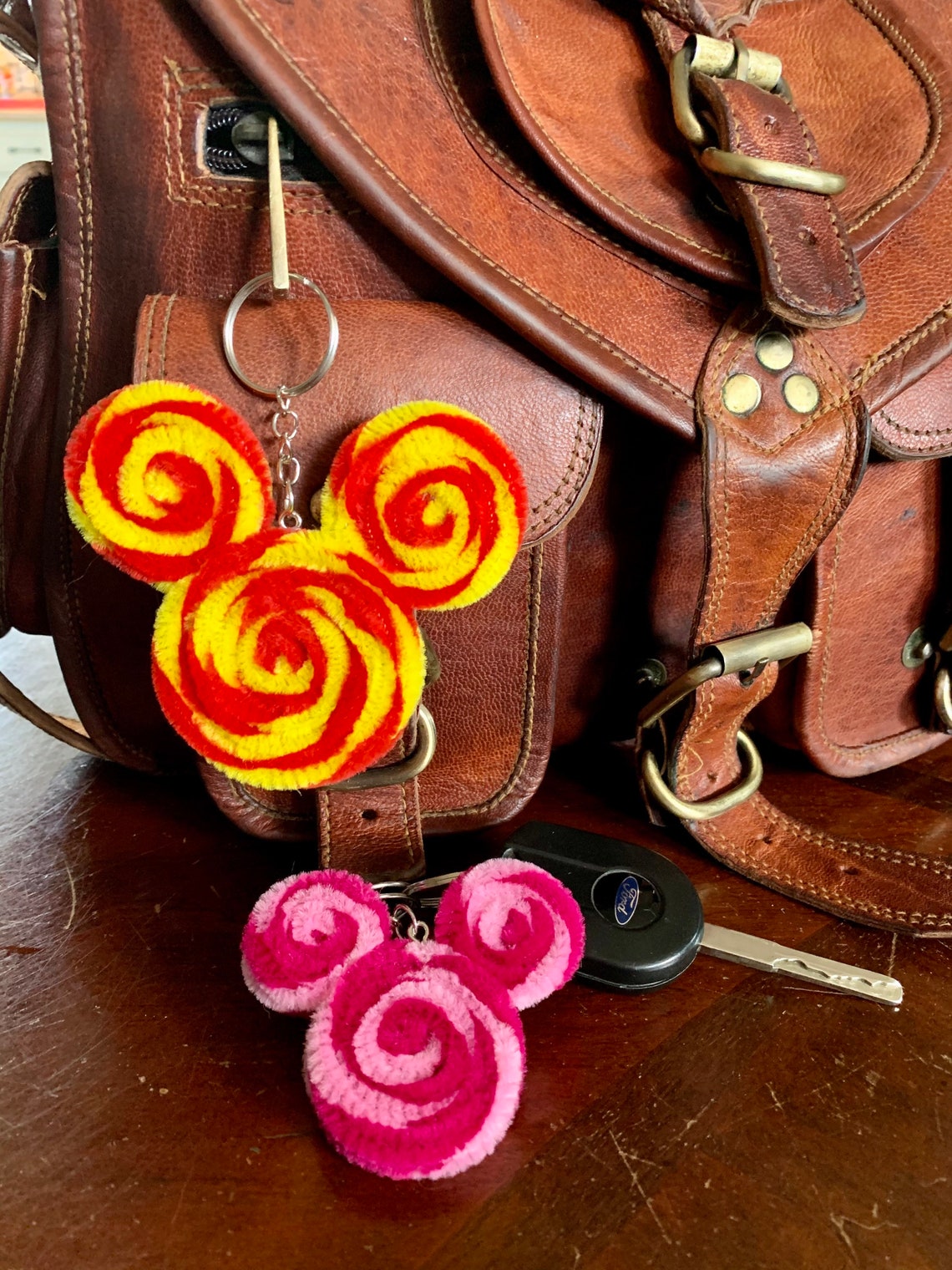 Best Friends Winnie the Pooh and Piglet Pipe Cleaner Keychains Etsy