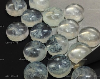 Natural Crystal Quartz Round Cabochon AAA Quality Loose Gemstone 3mm-20mm