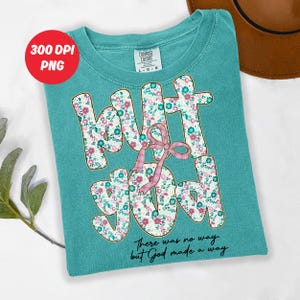 Adrette Blumen Vintage aber Gott PNG, Geist religiöse Png Design, Blumen Jesus Png, Jesus Kokette Glaube Jesus christliche Bibel Vers T-Shirt Png