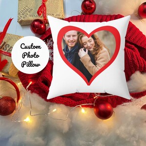 Custom Pillow Funny Wedding Anniversary Gift Idea, Personalized Pillow Case Throw Photo Pillow,Home Décor,Gift for Couple,Housewarming Gifts