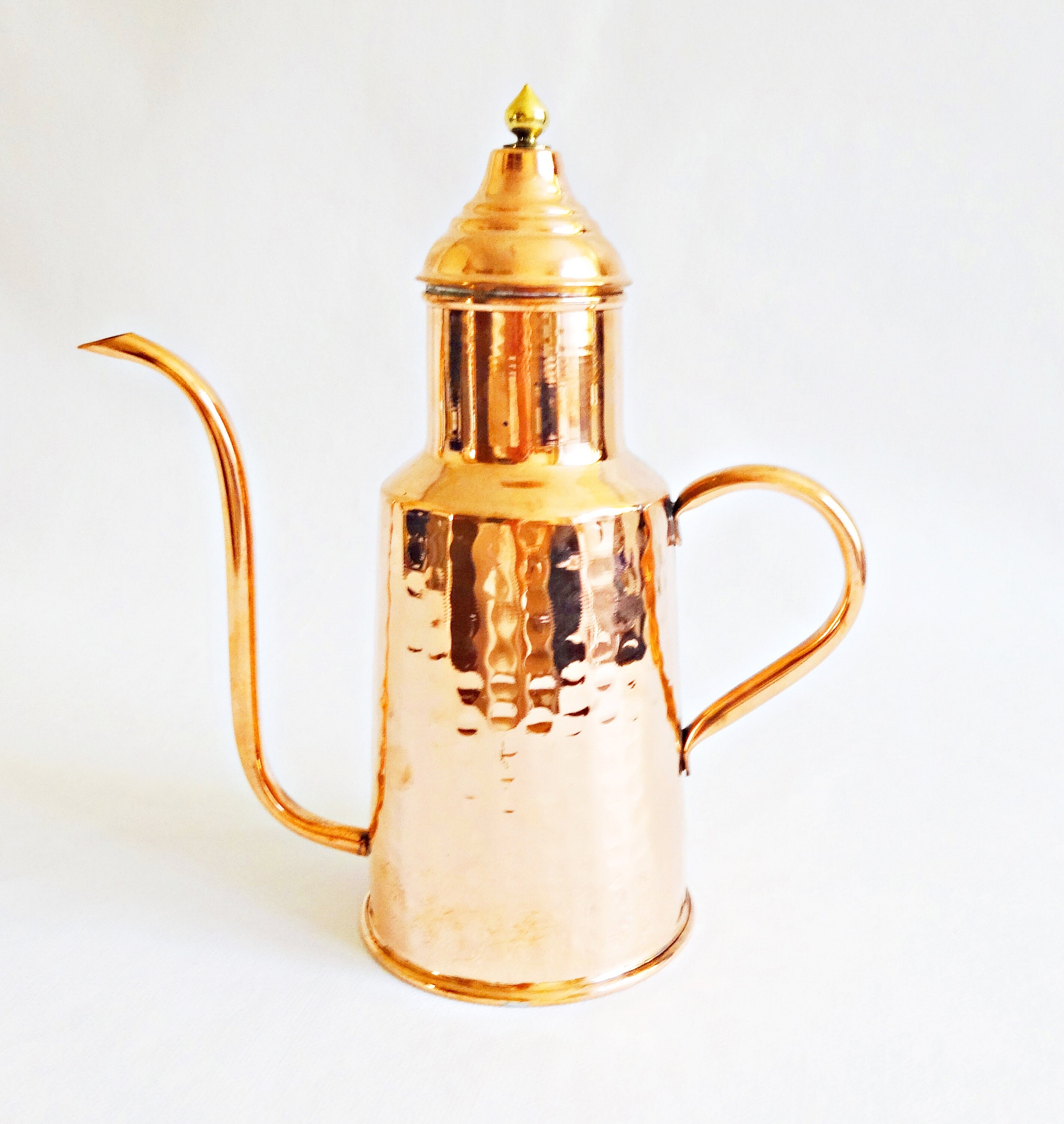 Copper Kitchen Decor Copper Oil Cruet Copper Oil Can Oil Etsy