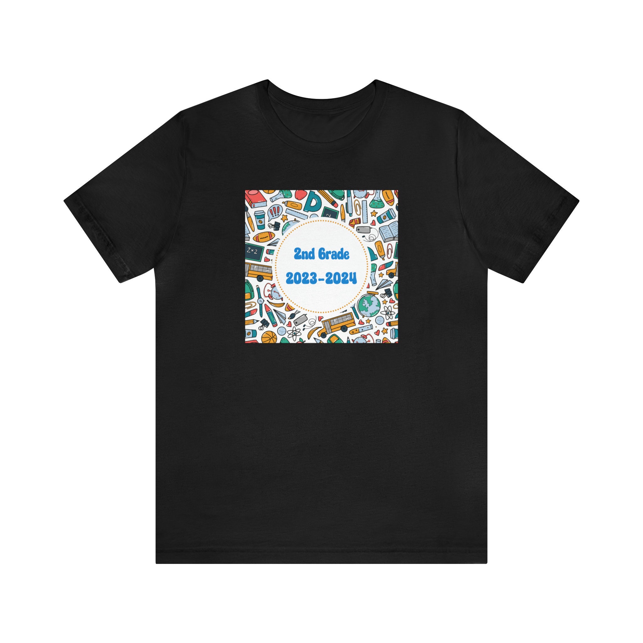 Second Grade 2023 2024 Back To School Teacher Shirt Teacher Etsy Portugal