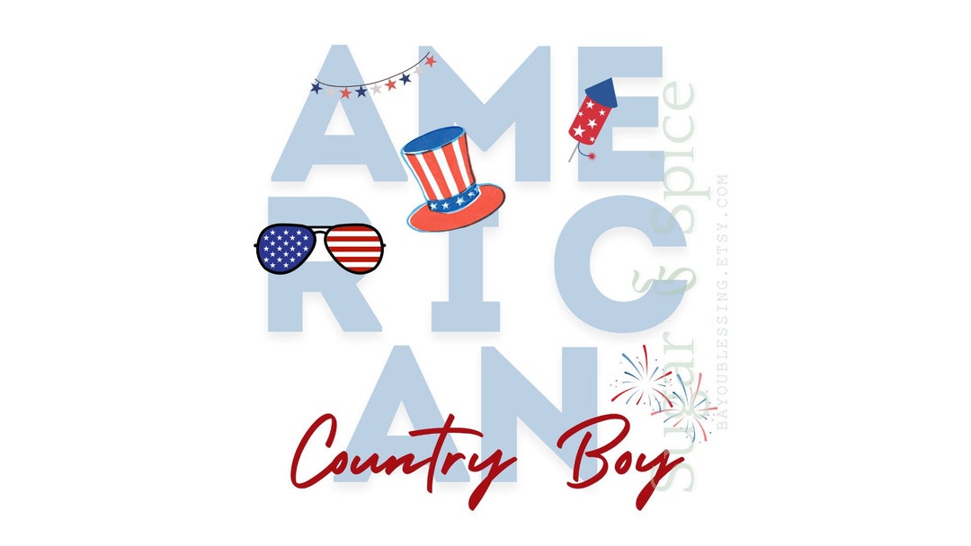 Country Boy PNG SVG Clipart - Etsy