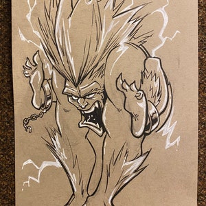 Blanka - original pen-and-ink sketch