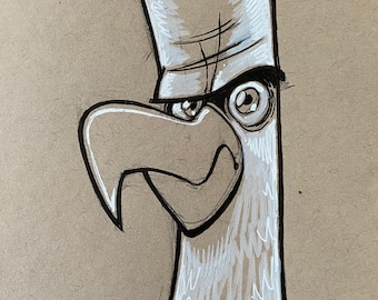 AMERICA - original pen and ink sketch