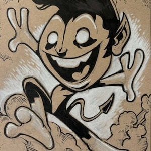 Nightcrawler from the X-Men - original sketch