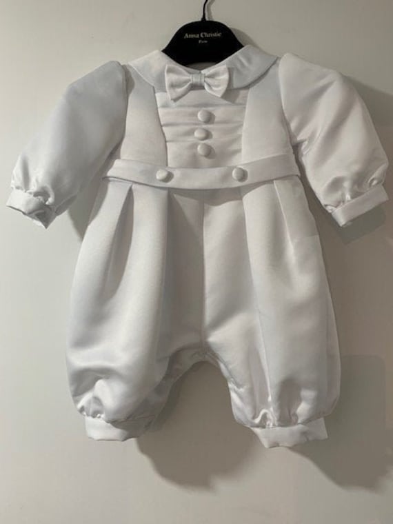 Combinaison de bapteme garcon Gabriel Etsy France
