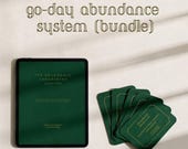 90-Day Abundance Journal & Affirmation Cards | Manifestation Workbook (PDF Download)