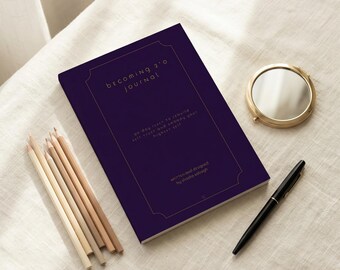 Becoming 2.0 Guided Journal | 90-Day Self Growth Workbook (Printed Edition)