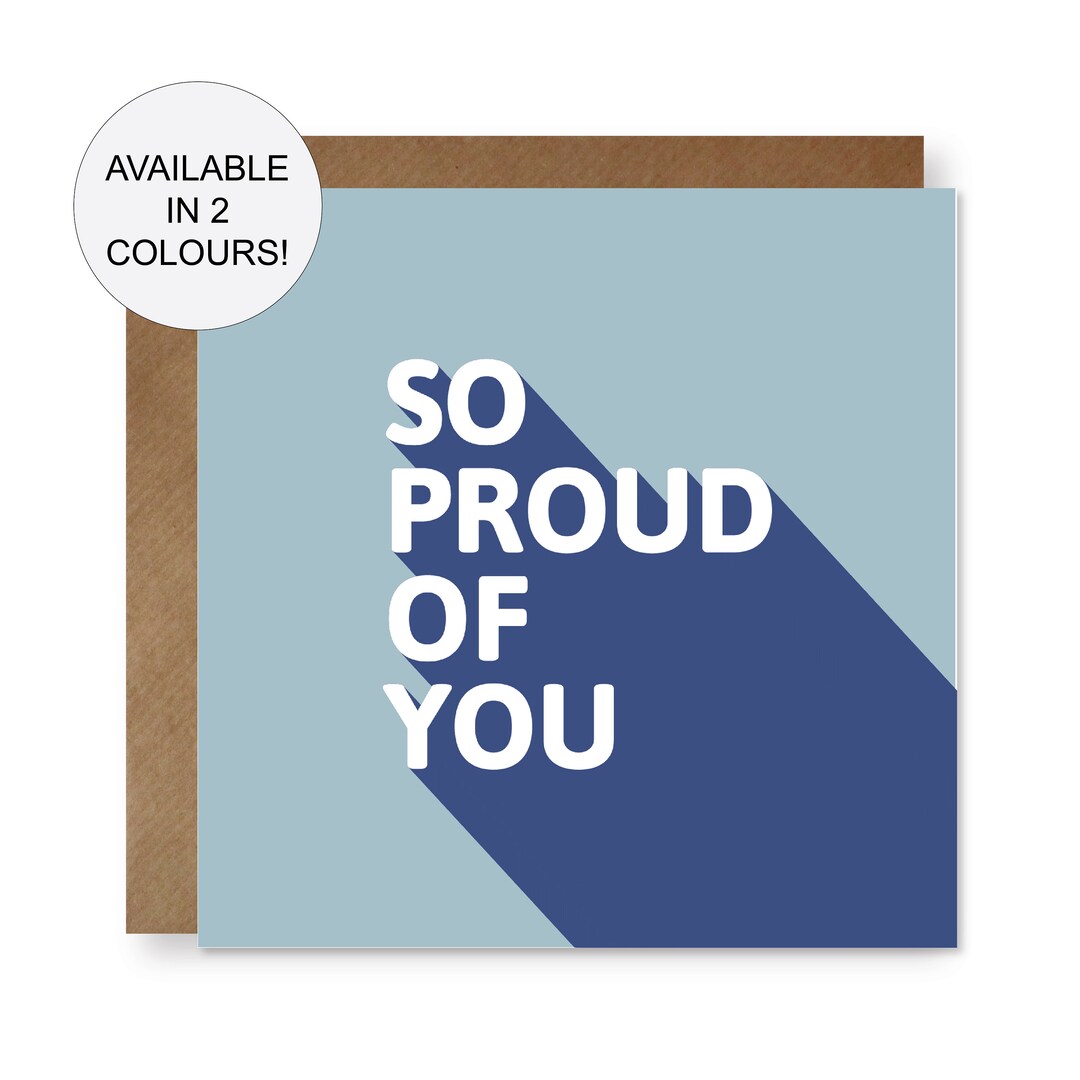 Well Done Card, Proud of You Card, Congratulations Card, Exam Results