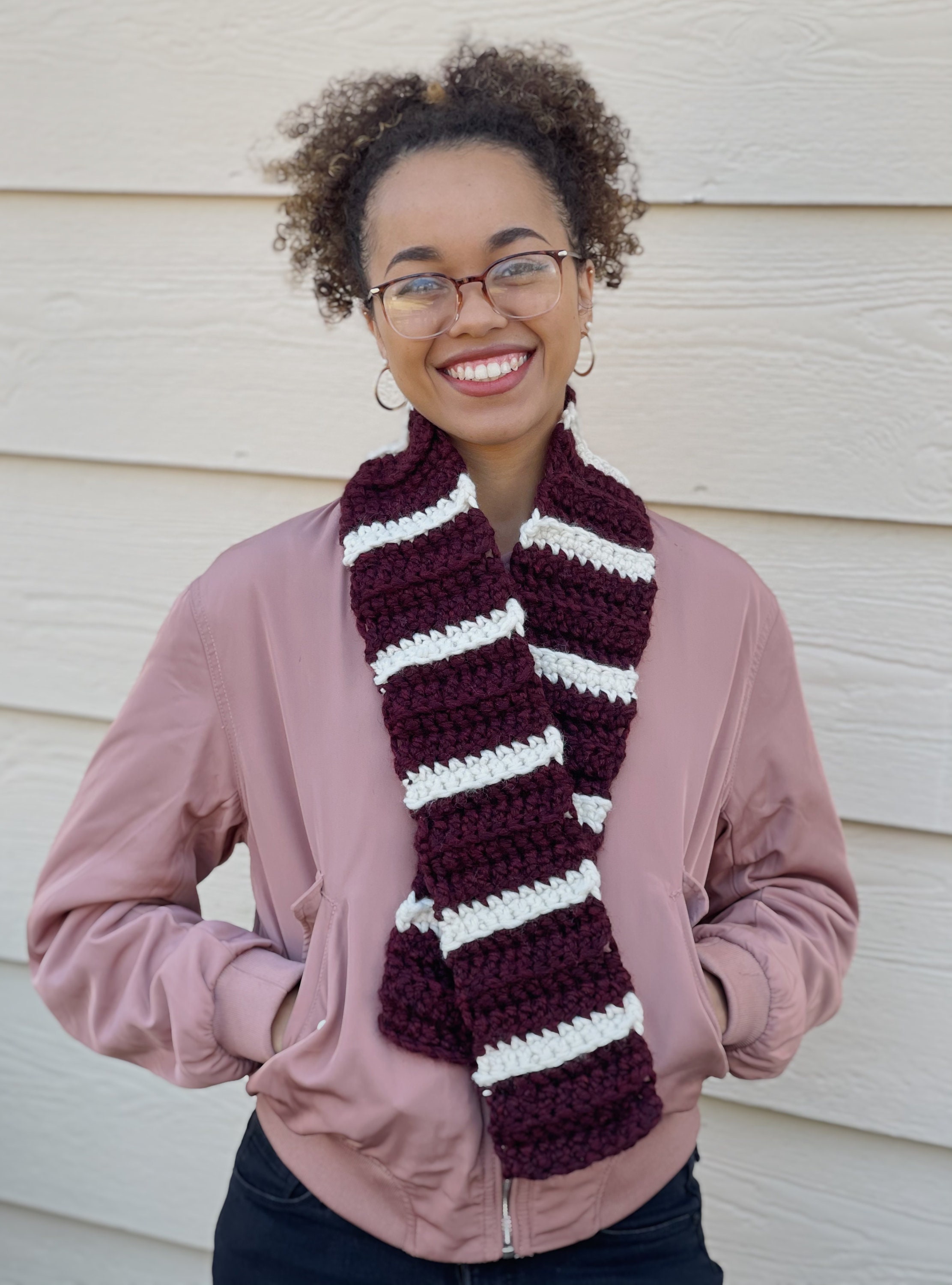 short scarf crochet