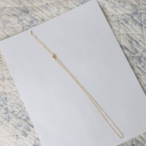 16-18 inch adjustable Chain - Gold Plated