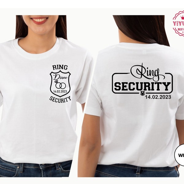 Ring Security Shirt, Ring Bearer Shirt, Wedding Shirt, Bridal Party Shirt, Wedding Ring T-Shirt, Funny Bride Shirt, Ring Bearer Outfit