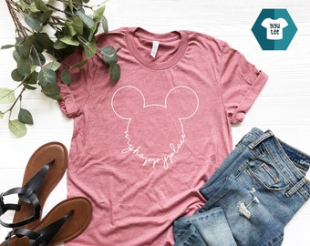 My Happy Place Disney Shirt, Disney Family Shirts, Matching Disney Shirts, Women's Disney Shirt, Happy Place, Disney Vacation Shirt