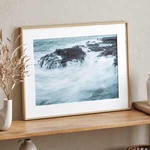 Kauai Ocean Print, Moody Ocean Print, Hanalei Bay, Hawaii Wall Art, Kauai Print, Hawaii Photography, Kauai Wall Art, Large Wall Art