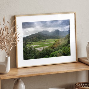 Hanalei Valley Print, Hanalei Bay, Hawaii Wall Art, Kauai Print, Hawaii Photography, Kauai Wall Art, Large Wall Art, Hawaii Island Poster